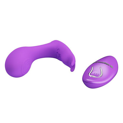 PRETTYLOVE - IDABELLE ESTIMULADOR CON VIBRACIÓN Y PULSACIÓN CONTROL REMOTO