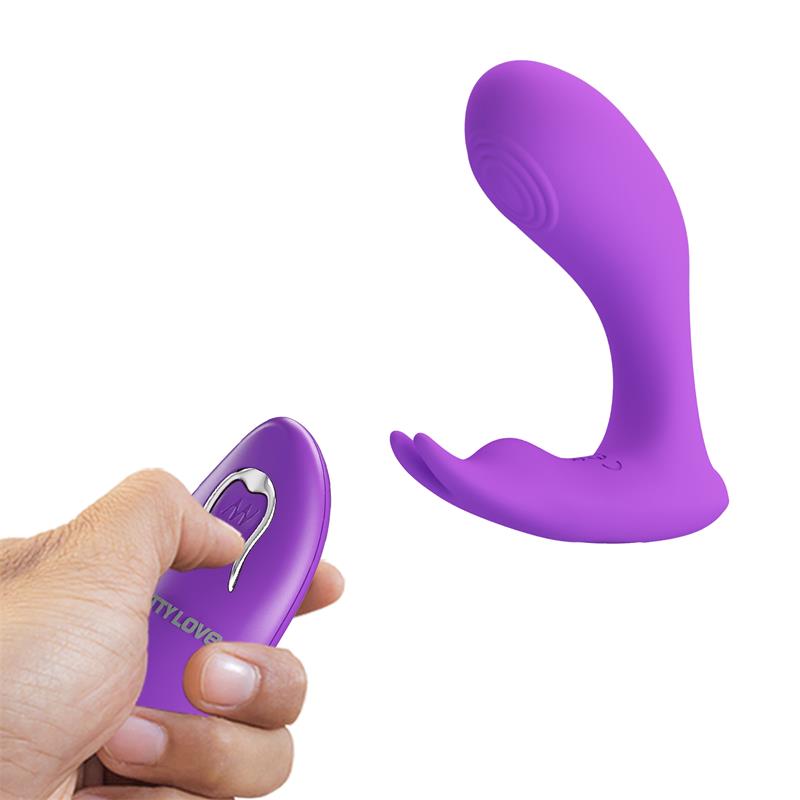 PRETTYLOVE - IDABELLE ESTIMULADOR CON VIBRACIÓN Y PULSACIÓN CONTROL REMOTO