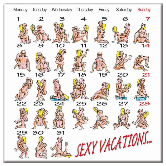 DIVERTY SEX - IMÁN DE CALENDARIO KAMASUTRA