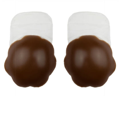 BYE-BRA - PUSH-UP SILICONE BROWN BREAST LIFTER SIZE M