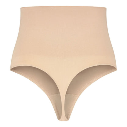 BYE-BRA - SEAMLESS THONG STYLE SHAPEWEAR BEIGE SIZE L