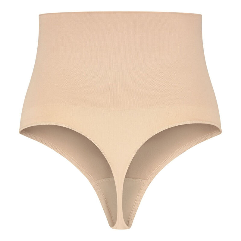 BYE-BRA - SEAMLESS THONG STYLE SHAPEWEAR BEIGE SIZE XXL