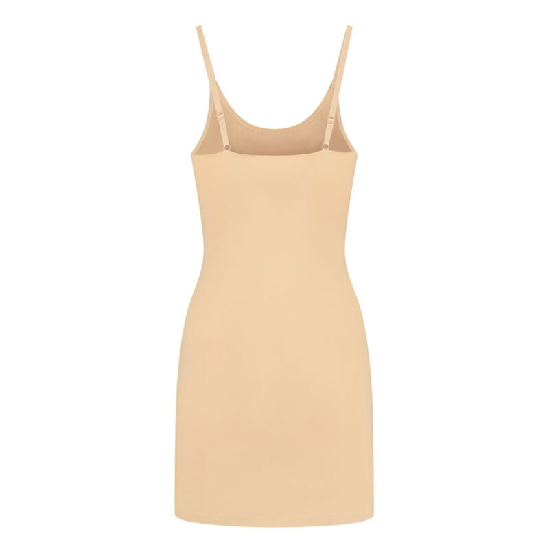 BYE-BRA - SINGLE VESTIDO INVISIBLE BEIGE TALLA L