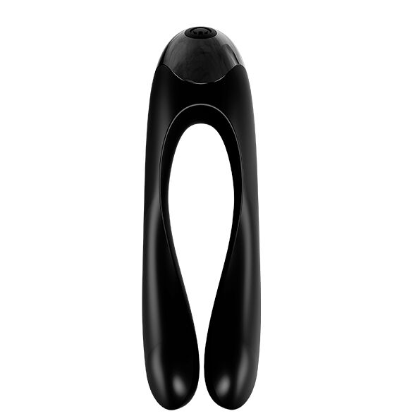 SATISFYER - CANDY CANE BLACK FINGER VIBRATOR