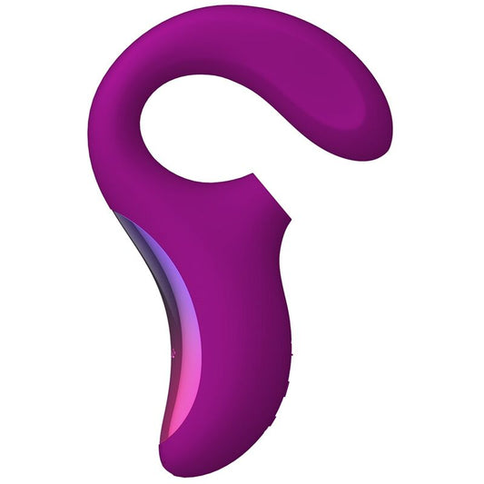 LELO - ENIGMA DOUBLE STIMULATION SUCTION MASSAGER PURPLE