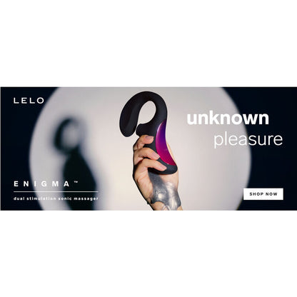 LELO - ENIGMA DOBLE ESTIMULACIÓN SUCCION MASAJEADOR MORADO