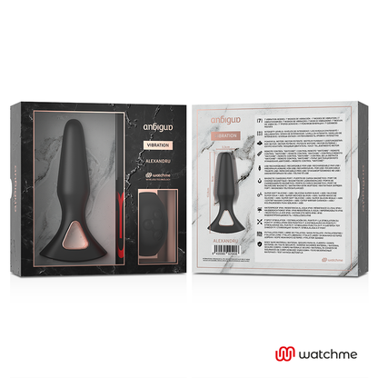 AMBIGUO - WATCHME REMOTE CONTROL VIBRATOR ANAL PLUG ALEXANDRU