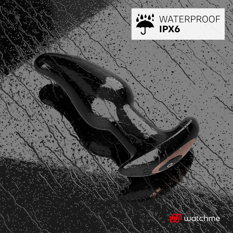 AMBIGUO - WATCHME REMOTE CONTROL ANAL PLUG VIBRATOR WITH ROTATION PEARLS AMADEUS