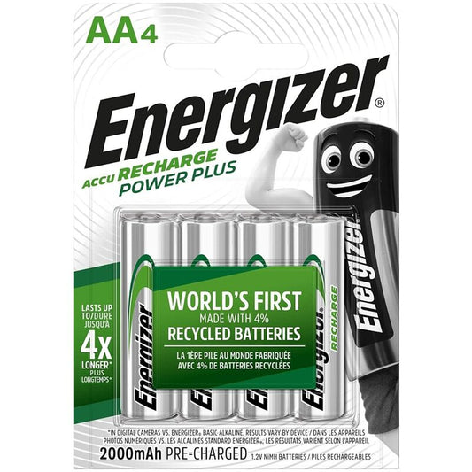 ENERGIZER - AA4 LADDNINGSBARA BATTERIER BLISTER 4