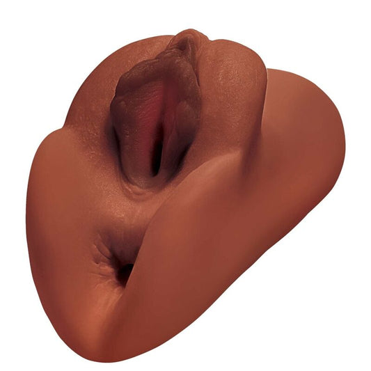 PDX Plus: la vagina Masturbator Masturbator de Double Stroker i Anus marró