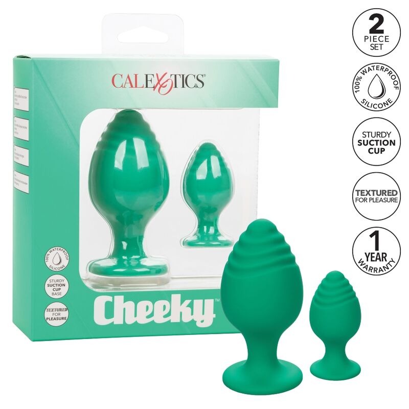 CALEXOTICS - CHEEKY GREEN ANAL PLUGS