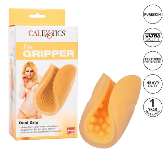 Calexòtics: adherència de perles Texture Masturbator Orange