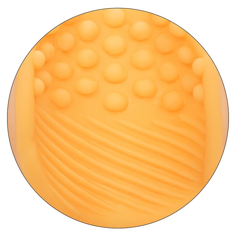 Calexòtics: adherència de perles Texture Masturbator Orange