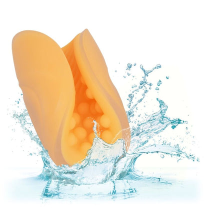 Calexòtics: adherència de perles Texture Masturbator Orange