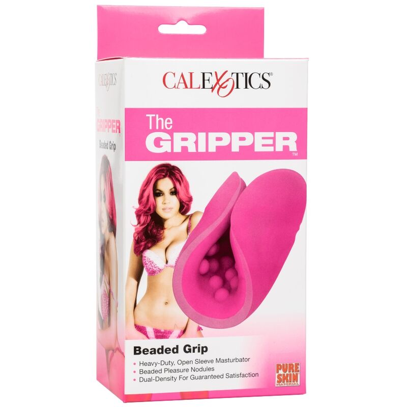 CALIFORNIA EXOTICS - BEADED GRIP TEXTURED MASTURBATOR