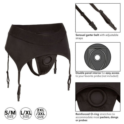 CALEXOTICS - BOUNDLESS ARNÉS TANGA CON LIGUERO S/M