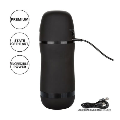CALEXOTICS - OPTIMUM POWER MASTURBADOR CON VIBRACIÓN Y ONDAS ESTIMULADORAS