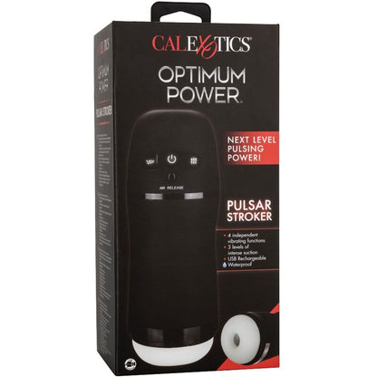 CALEXOTICS - OPTIMUM POWER MASTURBADOR CON VIBRACIÓN Y ONDAS ESTIMULADORAS
