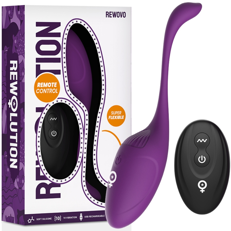 REWOLUTION - REWOVO REMOTE CONTROL VIBRATING EGG