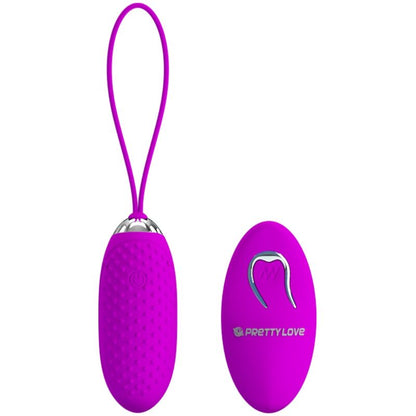 PRETTY LOVE - JOANNA VIBRATING EGG WITH REMOTE CONTROL AND 12 MODES