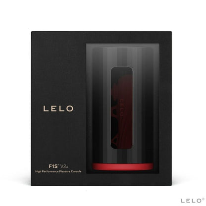 LELO - F1S V2 MASTURBATOR MED SDK-TEKNIK RÖD - SVART