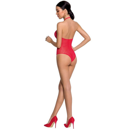 PASSION - WOMAN BS088 BODYSTOCKING RED ONE SIZE