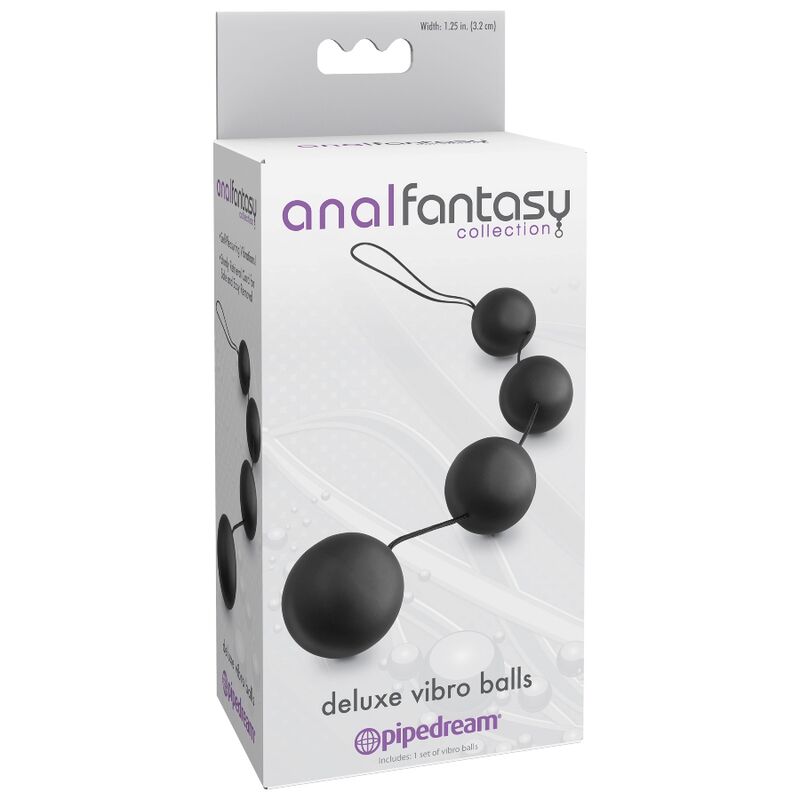 ANAL FANTASY – BOLAS ANALES VIBRADORAS SIN PILAS CON CUERDA DE SEGURIDAD