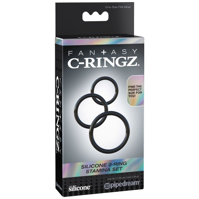 FANTASY C-RINGZ - STAMINA SILIKONRINGSSET