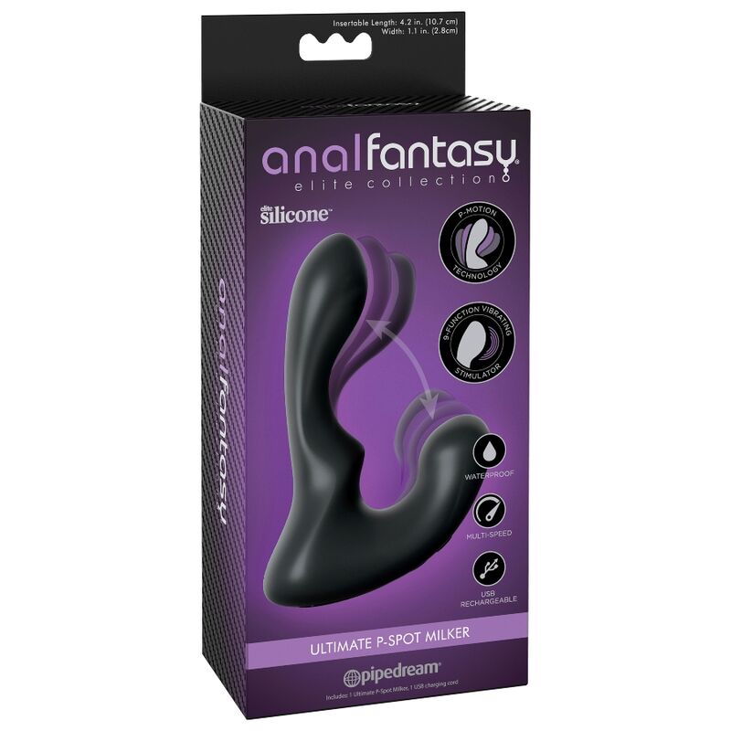 MASAJEADOR DE PRÓSTATA VIBRADOR RECARGABLE USB