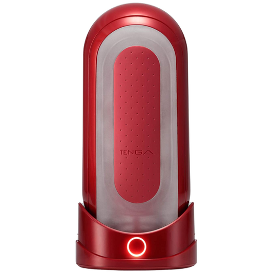 TENGA - FLIP 0 ZERO RED З НАГРІВАЛЬНИКОМ