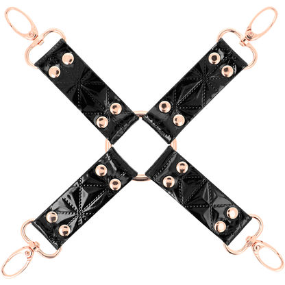 BEGME - BLACK EDITION HOG TIE VEGAN LEATHER