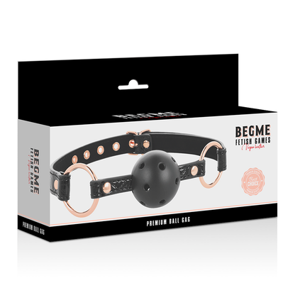 BEGME - BLACK EDITION VEGAN LEATHER GAG