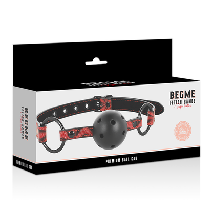 BEGME - RED EDITION VEGAN LEATHER GAG