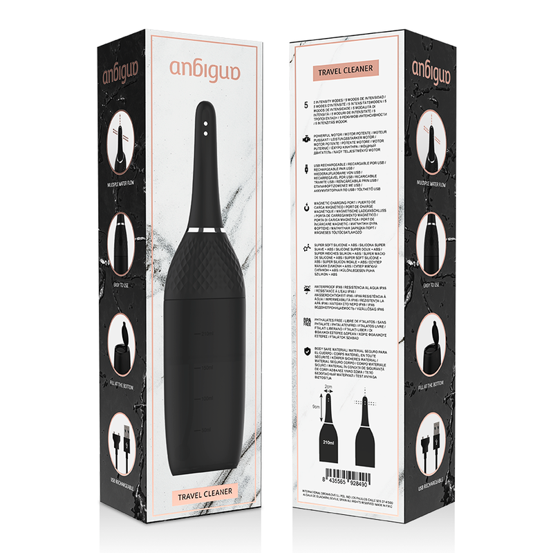 AMBIGUO - ULTIMATE AUTOMATIC ANAL CLEANSER 5 INTENSITIES