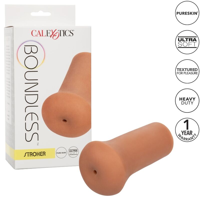 CALEXOTICS - GRÄNSLÖS STROKER MASTURBATOR KARAMELLFÄRG