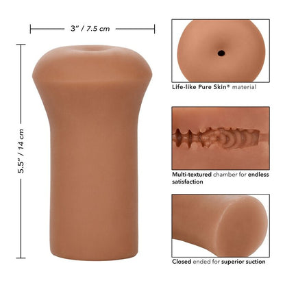 CALIFORNIA EXOTICS - MASTURBADOR BOUNDLESS STROKER COLOR CARAMEL