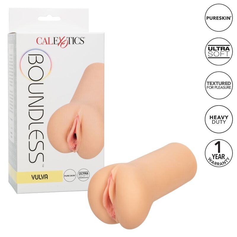 CALIFORNIA EXOTICS - GRÄNSLÖS VULVA MASTURBATOR LJUS TONE