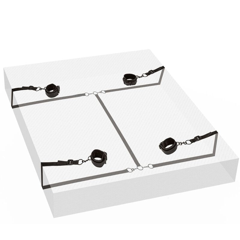 CALEXOTICS - BOUNDLESS RED RESTRAINT BED RESTRAINT SET