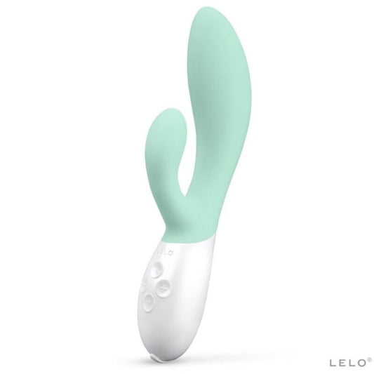 LELO - INA 3 GREEN RABBIT LUXURY VIBRATOR AQUA GREEN