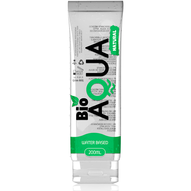 Ingredients naturals de lubricant bioaqua aigua base 200 ml