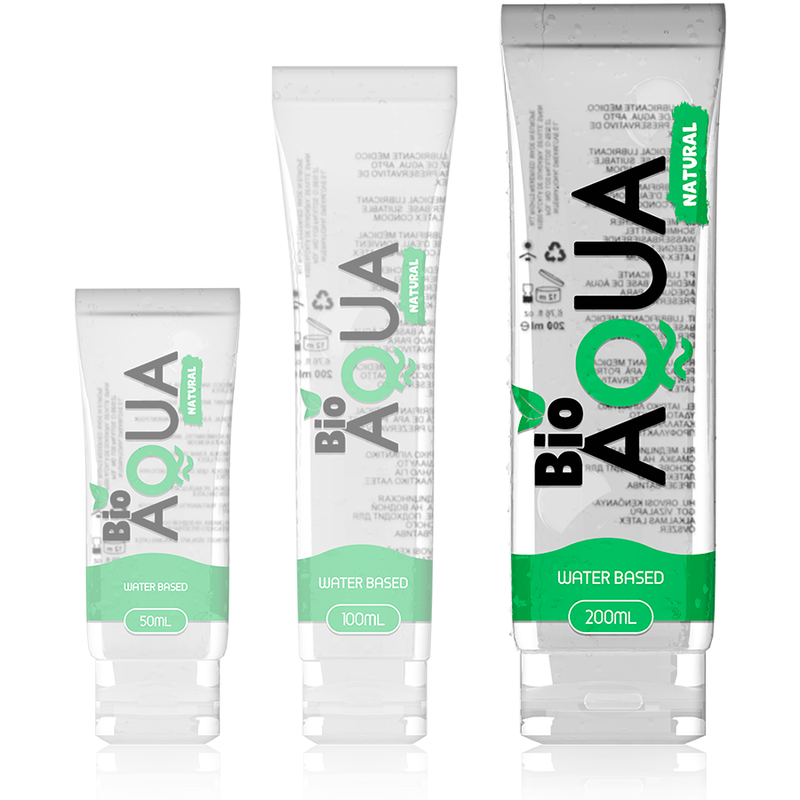 Ingredients naturals de lubricant bioaqua aigua base 200 ml