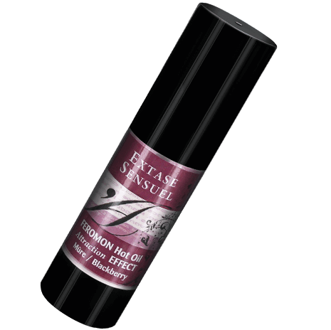 SENSUAL EXTRACT - WARMING EFFECT MASSAGE OIL WITH PHEROMONES BLACKBERRY 30 ML