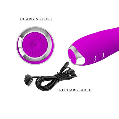 PRETTY LOVE - MOLLY RECHARGEABLE ROTATING VIBRATOR