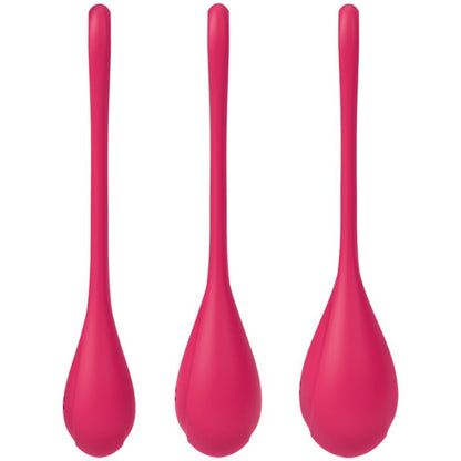 SATISFYER - YONI POWER 1 TRAINING KIT RED