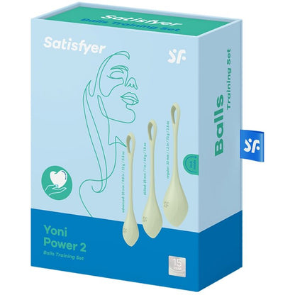SATISFYER - YONI POWER 2 GREEN TRAINING KIT
