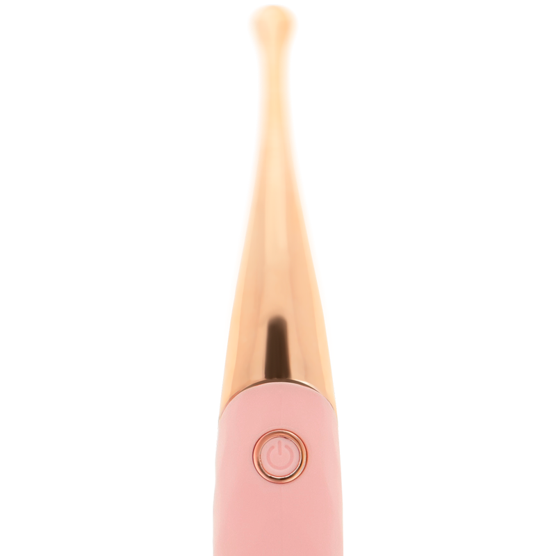 OHMAMA - ESTIMULADOR CLITORIANO RECARREGÁVEL 36 MODOS ROSA-PINKGOLD