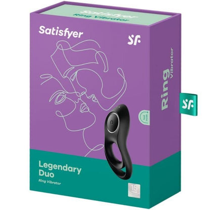 Satisfactor - Legendary Duo Anell Vibrador negre