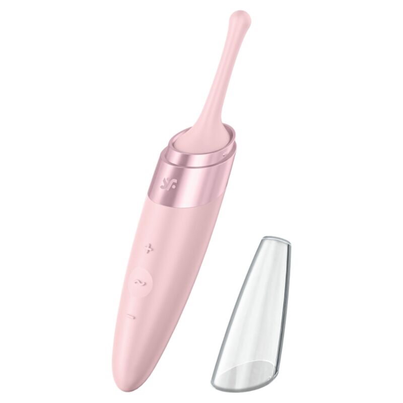 SATISFYER - TWIRLING DELIGHT PINK CLITORAL STIMULATOR