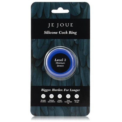 Je Joue - Anell de silicona blava - Estranyament mínim