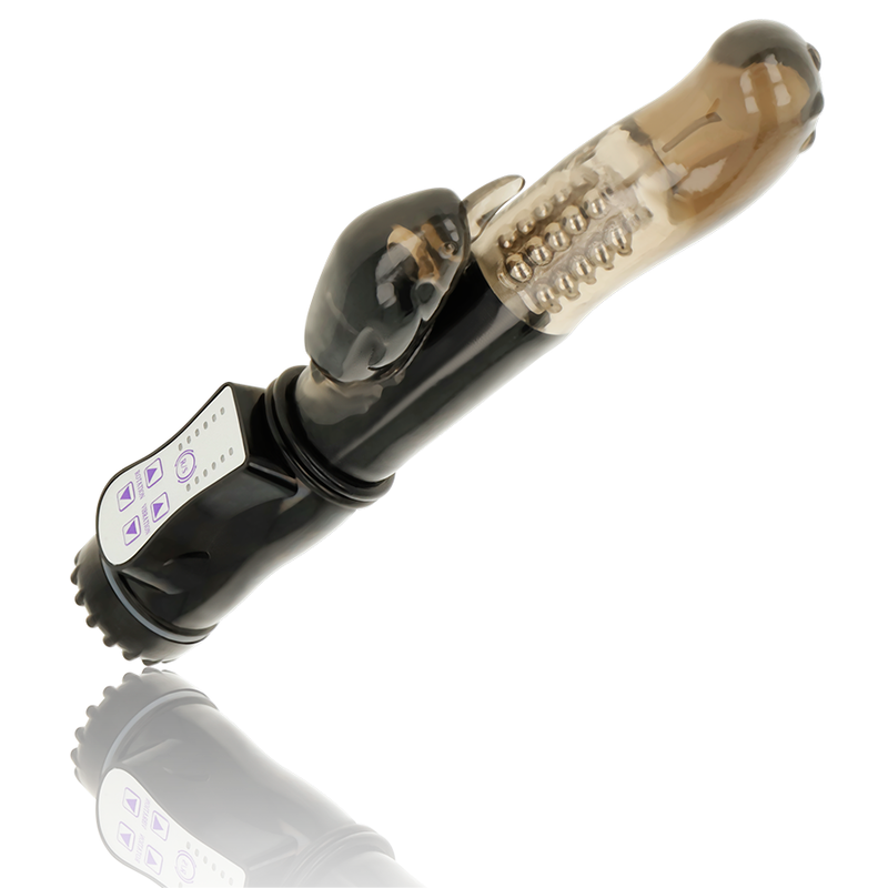 OHMAMA - ROTATING VIBRATOR WITH CLITORAL STIMULATOR DOLPHIN